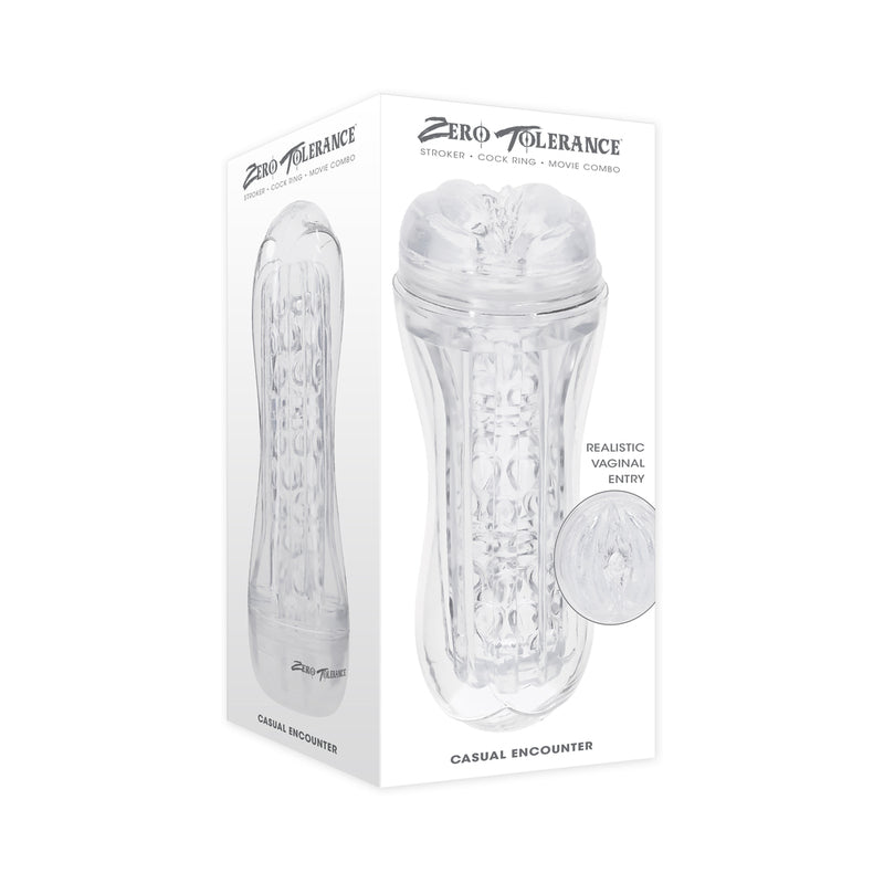Zero Tolerance Casual Encounter Stroker Masturbator TPE Clear